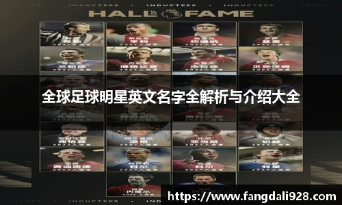 全球足球明星英文名字全解析与介绍大全